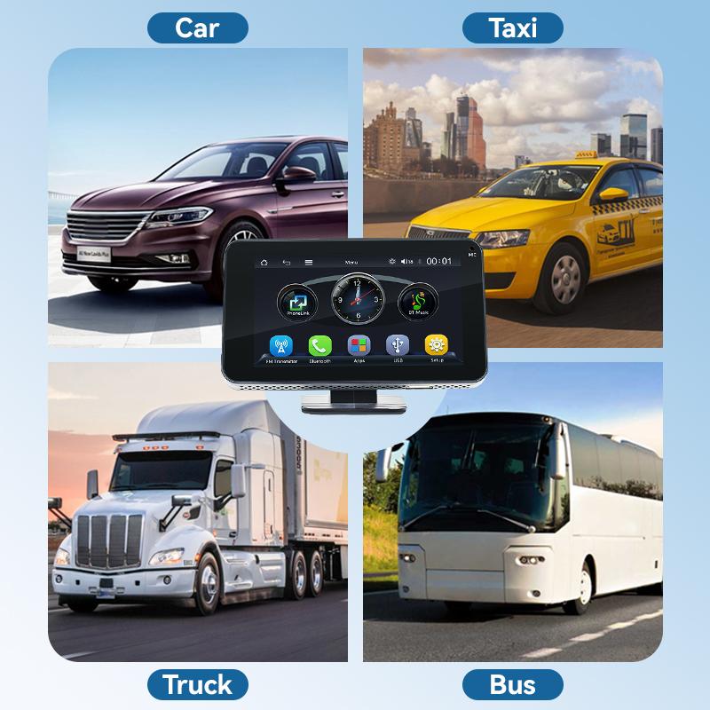📱4,7-Zoll-HD-Touchscreen-Multimedia-Player für Ihr Auto – Mit einem einfachen Wisch verwandeln Sie Ihr Fahrzeug in ein intelligentes Entertainment-Center! 🚗✨