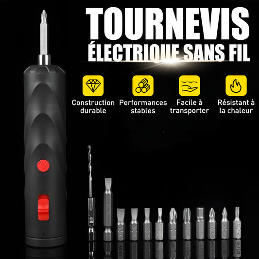 Successful cordless electric screwdriver