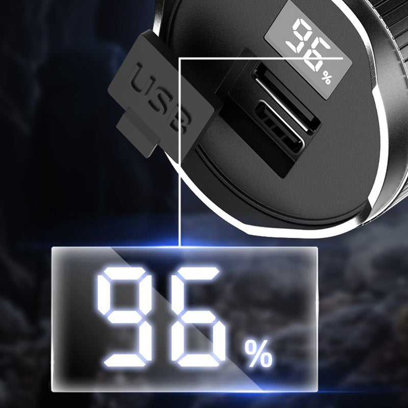 Tragbare leistungsstarke Taschenlampe mit großer Reichweite