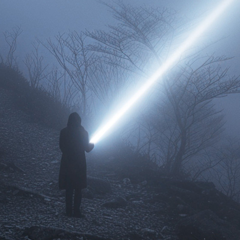 Tragbare leistungsstarke Taschenlampe mit großer Reichweite