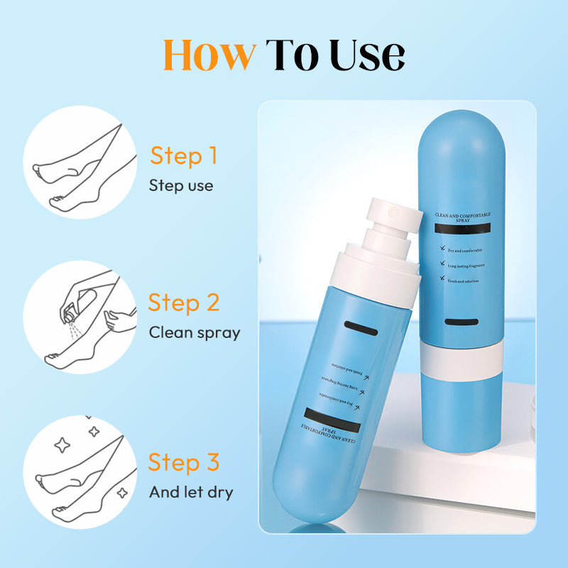 Natürlicher Fuß-Deospray