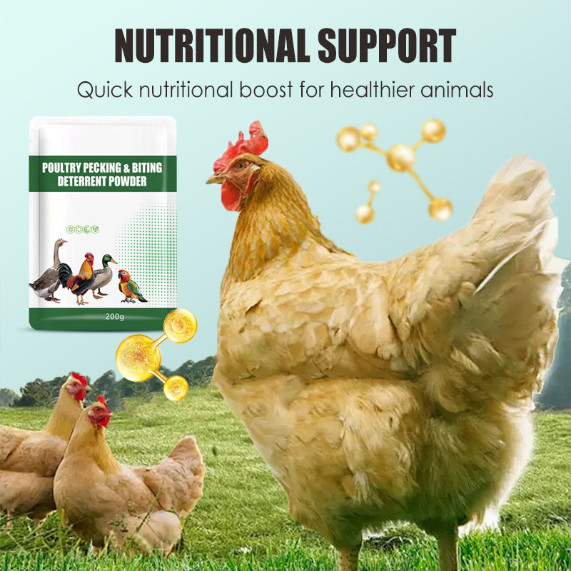 200 g Anti-Pick- und Beißpulver für Geflügel