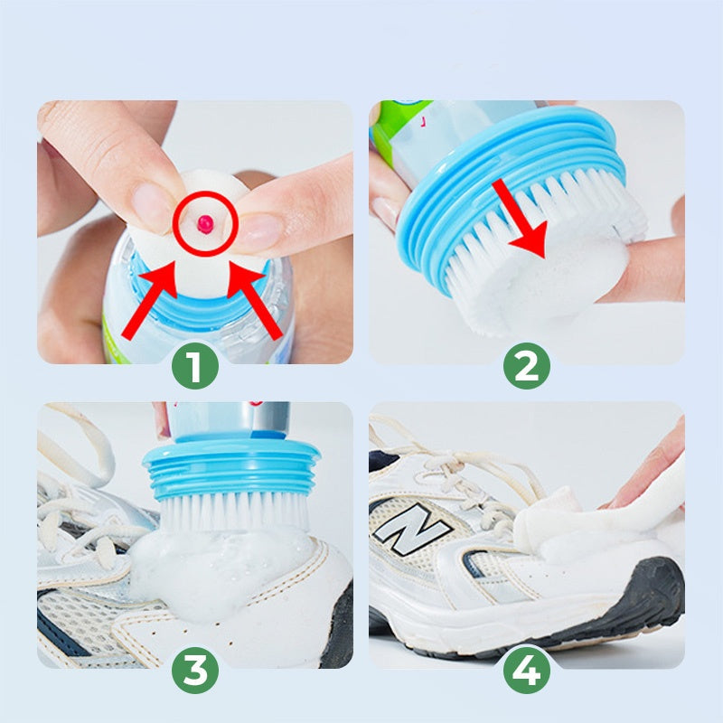 Sneaker-Reiniger mit Bürstenkopf