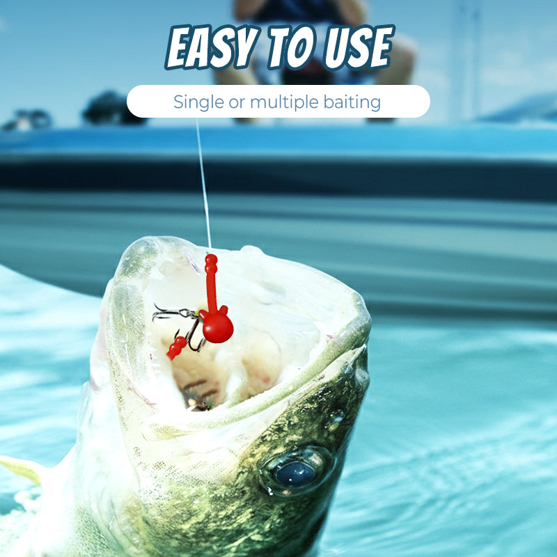 Schwimmende Gummiköder für erfolgreichen Fischfang