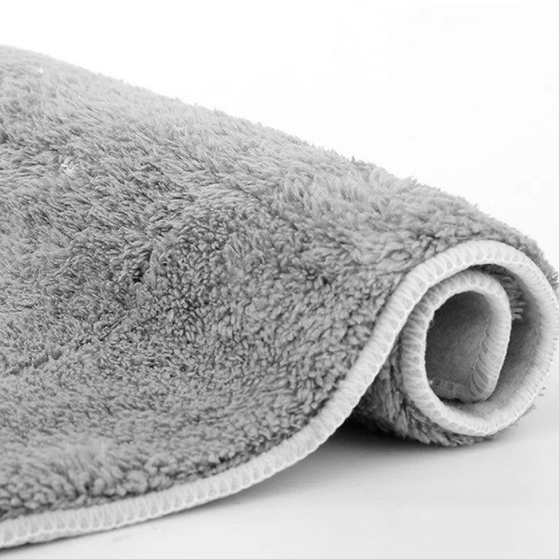 🏆Flachmopp mit Edelstahlgriff, mit wiederverwendbaren, waschbaren Wischtüchern