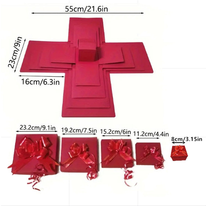 ⏰Weihnachts-Limited Sale 70% RABATT!! 🎄50K VERKAUFT! 🎁✨Überraschungs-Explosions-Geschenkbox-Kit