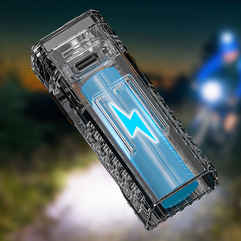 Wasserdichtes wiederaufladbares Fahrrad-Frontlicht mit Clip