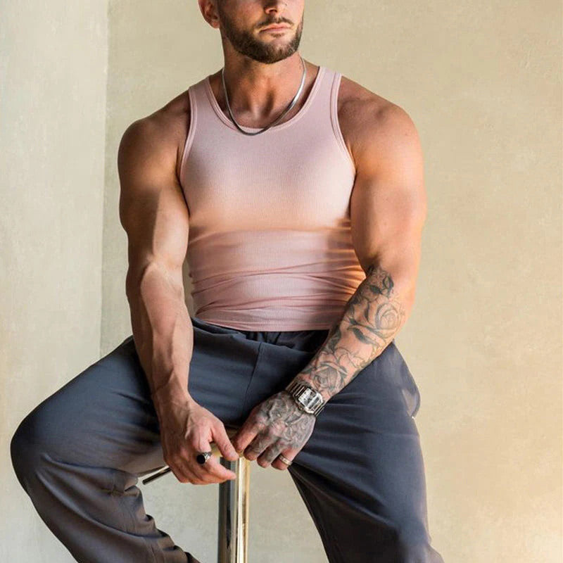 📣50 % Rabatt！🔥Slim & Muscle Fit Tanktop für Herren