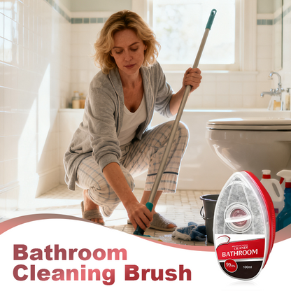 🚽 2 kaufen, 1 gratis! ✨ Badreinigungsbürstenset – ergonomischer Griff und dichte Borsten für müheloses Schrubben von Fliesenfugen 🧽✨