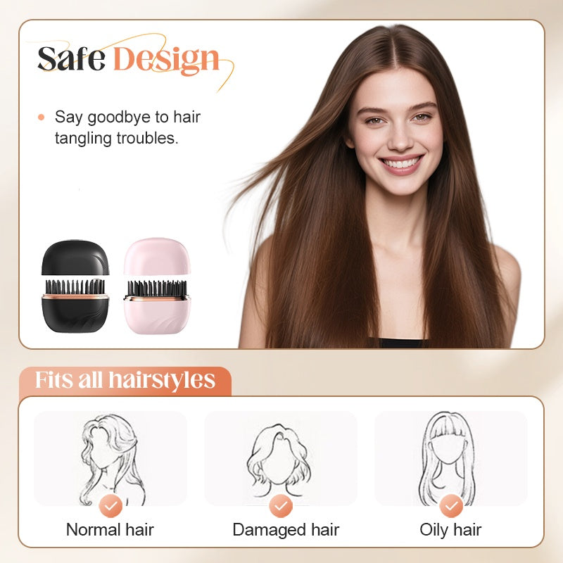 🏆Blitzverkauf 50 % RABATT⚡🔥Mini-Haarglätterkamm ohne Kabel