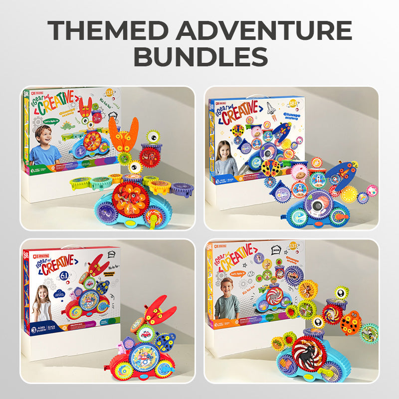 ✨✨Lassen Sie Ihr Kind kreativ sein. ✨Transforming Gear Elektrisches Bausteinspielzeug