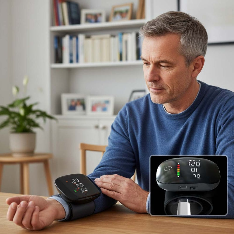 Tragbares, präzises Handgelenk-Blutdruckmessgerät