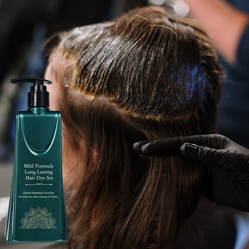 Mildes, langanhaltendes Haarfarben-Se