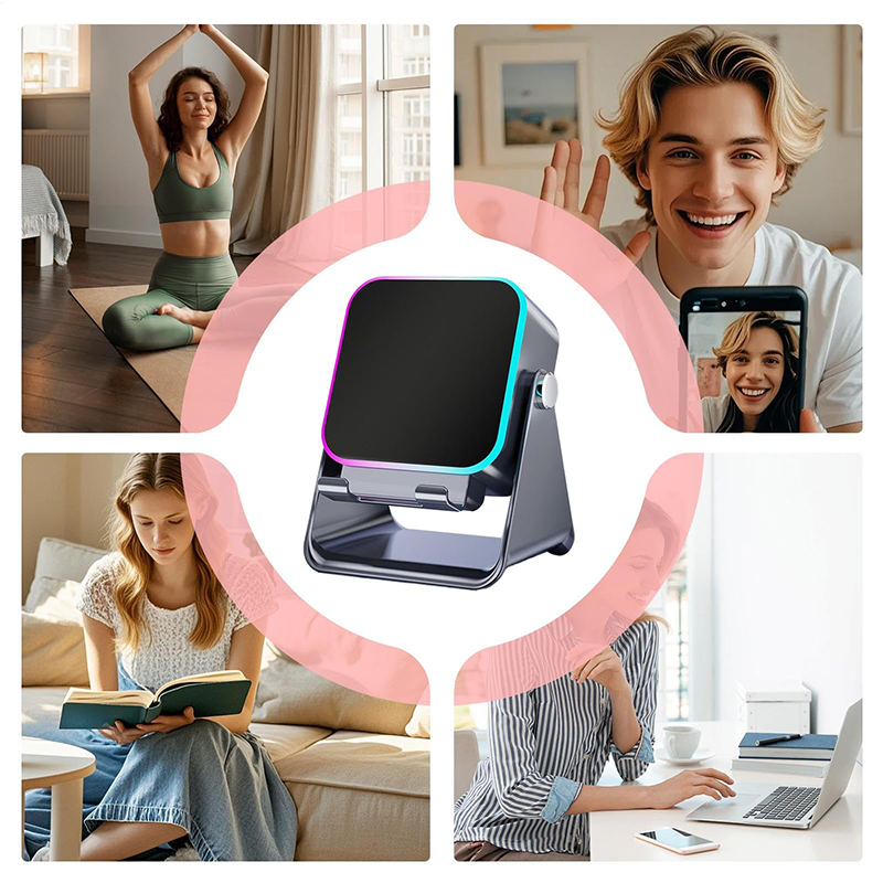 🎵【Fünf-in-Eins-Bluetooth-Lautsprecher】— Lautsprecher + Ständer + Ladegerät + Uhr + Freisprecheinrichtung, alles in einem Gerät! 📱✨
