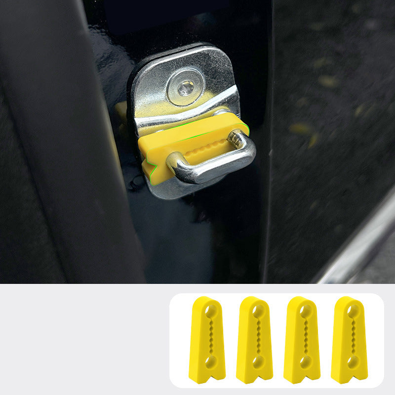 🚗Silikon-Dämpferpolster für Autotürschlösser für leises Schließen✨
