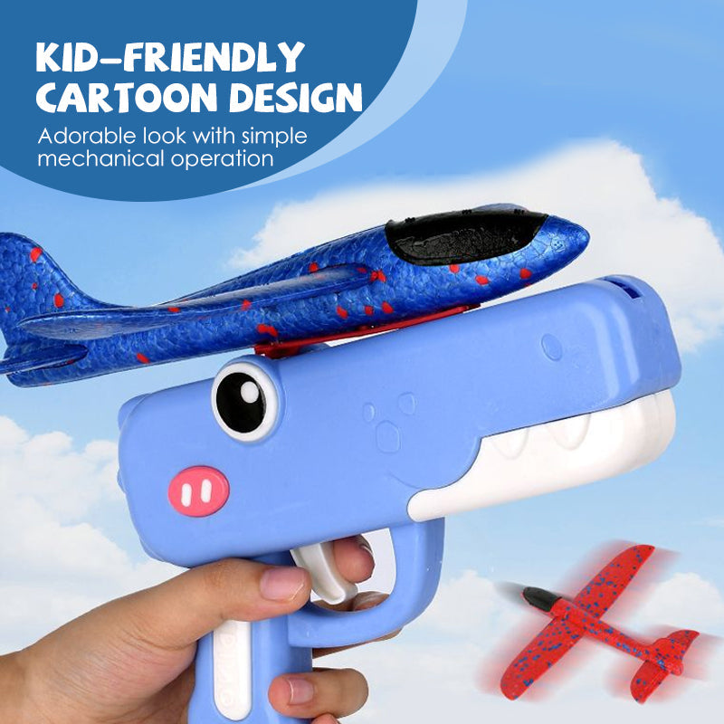 ✨2025 HEISSER VERKAUF💥Dinosaurier-Flugzeug-Katapult-Spielzeug für Kinder