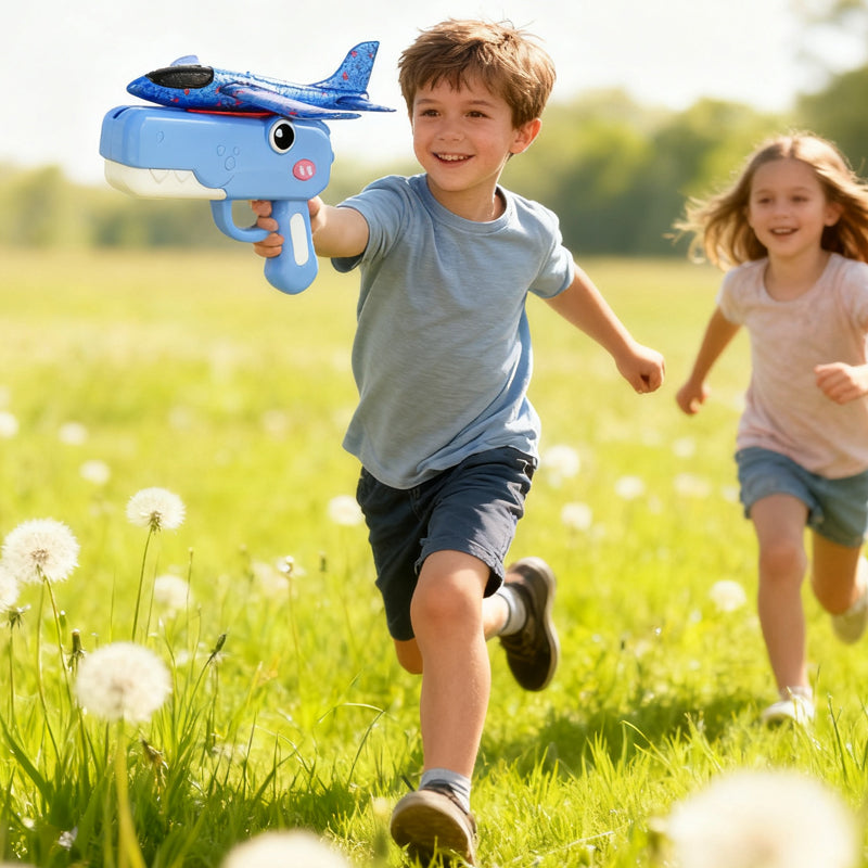 ✨2025 HEISSER VERKAUF💥Dinosaurier-Flugzeug-Katapult-Spielzeug für Kinder