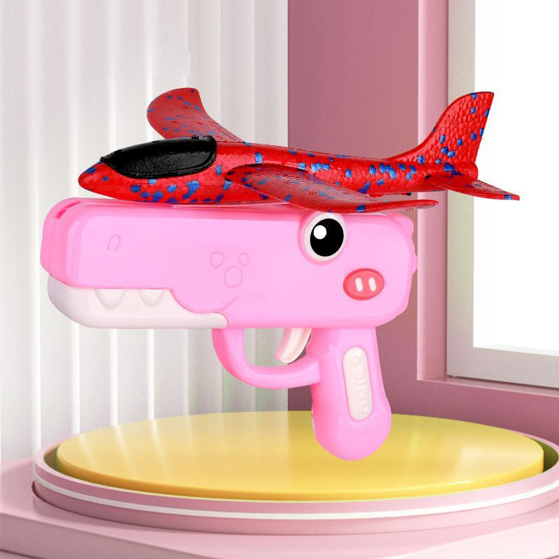 ✨2025 HEISSER VERKAUF💥Dinosaurier-Flugzeug-Katapult-Spielzeug für Kinder