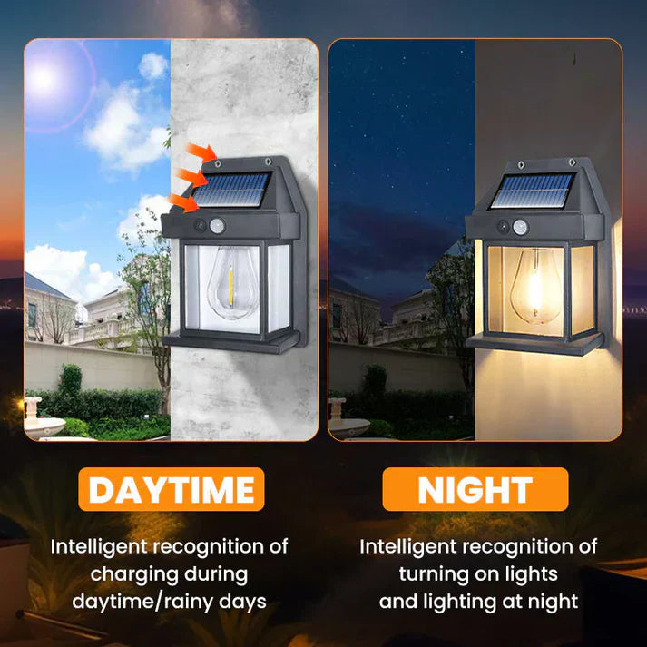 🔥 KAUF 2 ERHALT 3! 💡 SOLAR-WANDLEUCHTE MIT BEWEGUNGS-SENSOR - Automatisches Ein-/Ausschalten, Wasserdicht und Einfach zu Installieren, Perfekt für Garten und Außenbereich 🌳