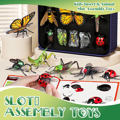 💖Black-Friday-Mega-Angebot – 50 % Rabatt!💖 ✨Kinderspielsachen für Kinder insekten und tierische Slot-Assembly