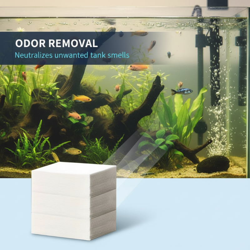 Aquarium-Wasserklärungsblätter