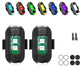 🔦 Drahtloses, vibrationsaktiviertes Blinklicht – 7-farbiges LED-Sicherheitssignallicht, geeignet für Autos, Fahrräder, Motorräder und den Einsatz im Freien 🚴‍♂️🚗✨