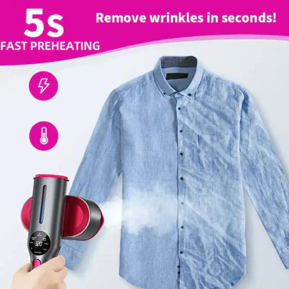 🥳Bestseller 2026💞💨 50 % Rabatt! 2-in-1-Dampfbügeleisen und Dampfgerät – tötet 99,99 % der Milben und Bakterien ab. Keramiksohle für gleichmäßige Wärmeverteilung. Geeignet für alle Arten von Stoffen, von Seide bis Baumwolle. 🛡️🌿