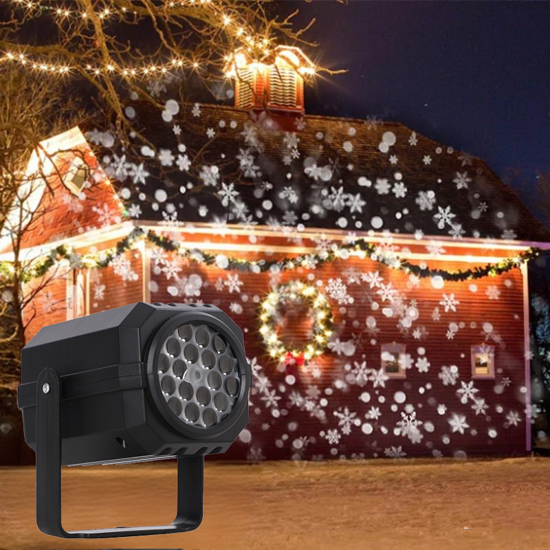 Rotierender LED-Weihnachtsmuster-Projektor