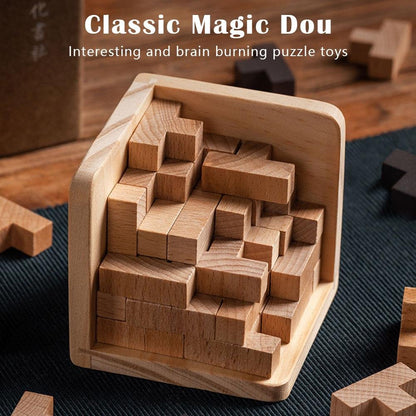 🎄Weihnachtszauber-Bausteine｜3D-Puzzle-Geschenkset – 61% Rabatt nur zu Weihnachten]
