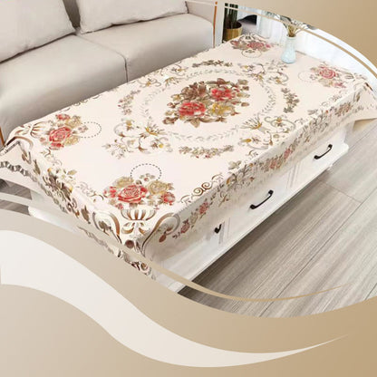 🍽️ 60% RABATT! 🎉 Wasserdichte Tischdecke – Ölabweisend, Elegantes Blumenmuster & Einfach zu Reinigen 📦