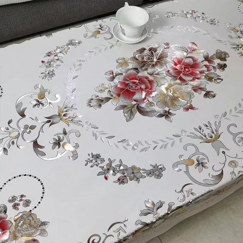 🍽️ 60% RABATT! 🎉 Wasserdichte Tischdecke – Ölabweisend, Elegantes Blumenmuster & Einfach zu Reinigen 📦