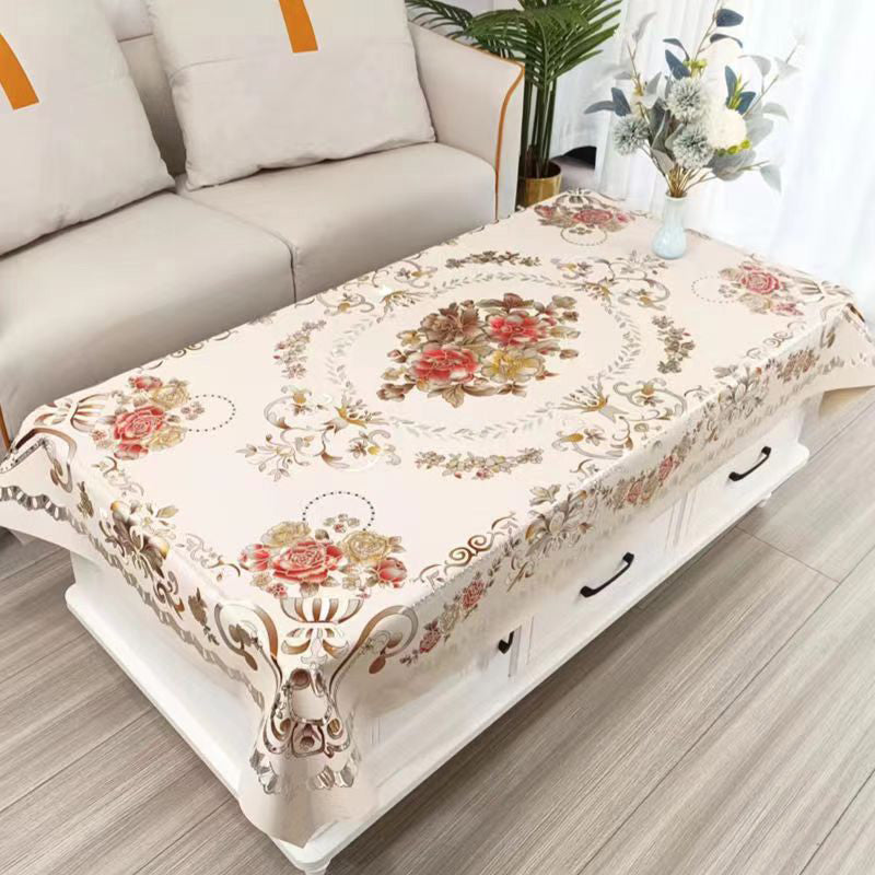 🍽️ 60% RABATT! 🎉 Wasserdichte Tischdecke – Ölabweisend, Elegantes Blumenmuster & Einfach zu Reinigen 📦