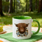 💥Sichern Sie sich 57 % Rabatt! Niedliche Hochlandkuh-Kaffeetasse