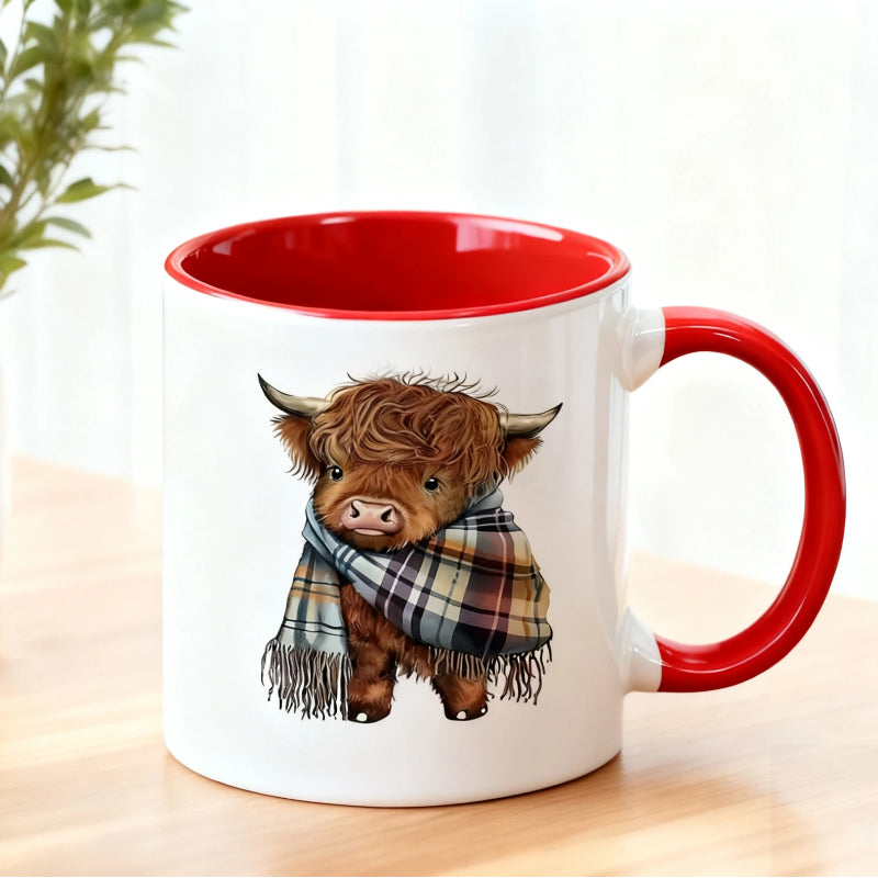 💥Sichern Sie sich 57 % Rabatt! Niedliche Hochlandkuh-Kaffeetasse