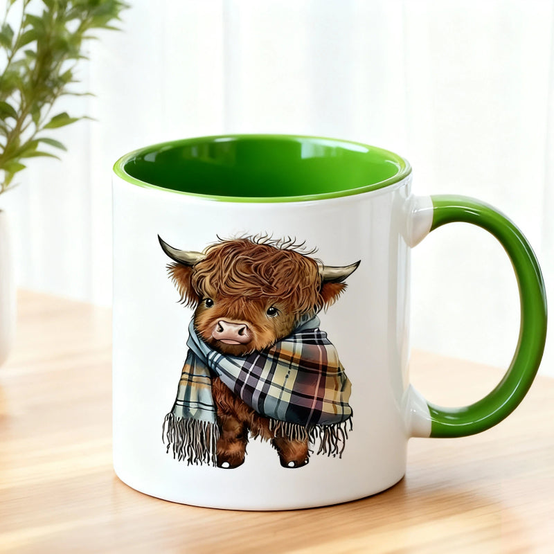 💥Sichern Sie sich 57 % Rabatt! Niedliche Hochlandkuh-Kaffeetasse