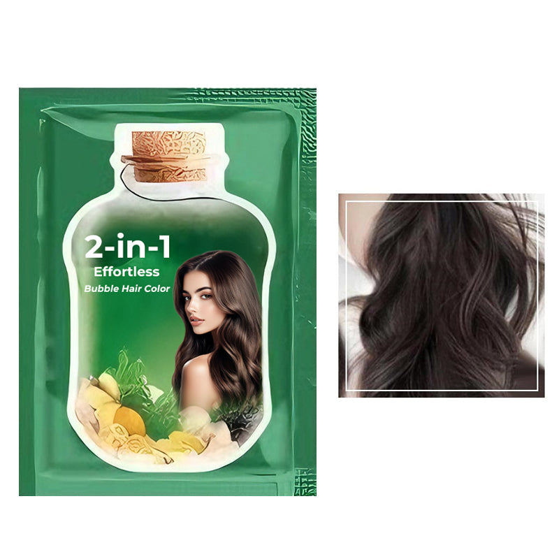 🎅Weihnachts-Sonderangebot: 50 % Rabatt🎁2-in-1 Mühelose Bubble-Haarfarbe