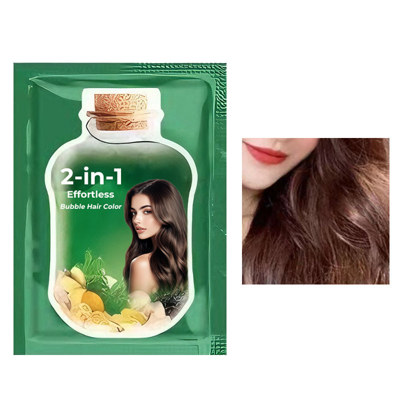 🎅Weihnachts-Sonderangebot: 50 % Rabatt🎁2-in-1 Mühelose Bubble-Haarfarbe