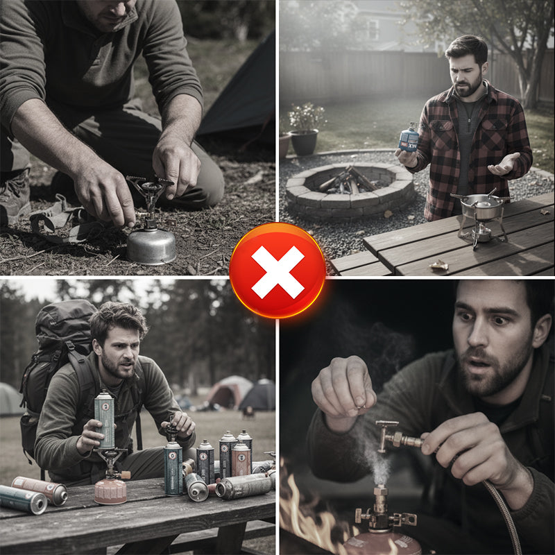 💥 Heißer Verkauf 54% Rabatt🔥Adapter zum Nachfüllen von Gasflaschen im Freien