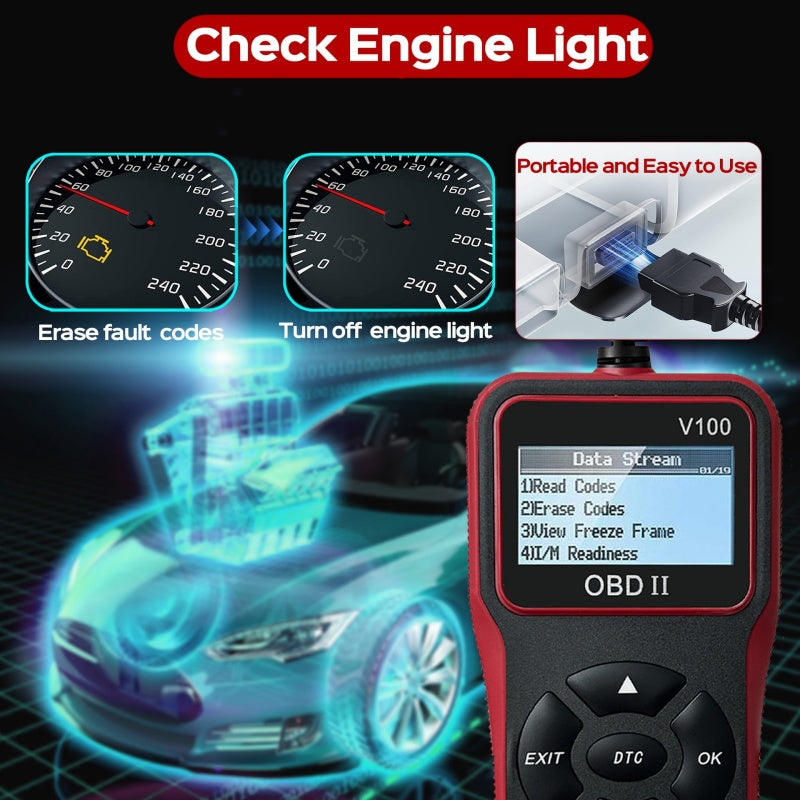 🔥Zeitlich begrenzte Aktion 50 % Rabatt🔥Multifunktionaler Motorfehlercode-Leser