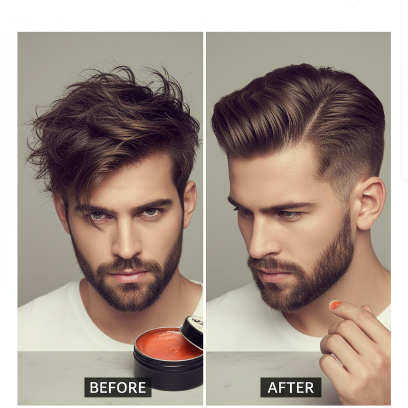 Herren Haarstyling-Wachs für mehr Volumen