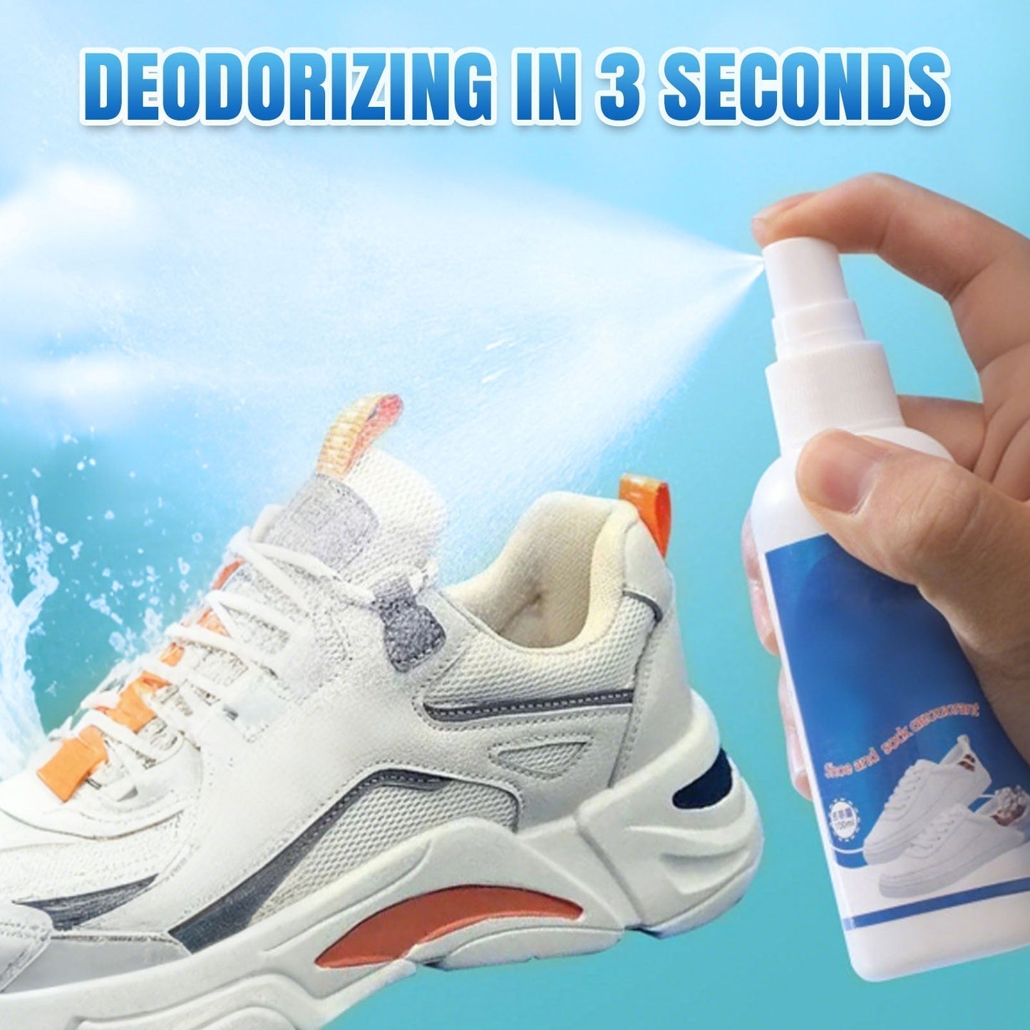🦶Antibakterielles, schnell trocknendes Deodorant-Spray für Schuhe und Socken💨✨