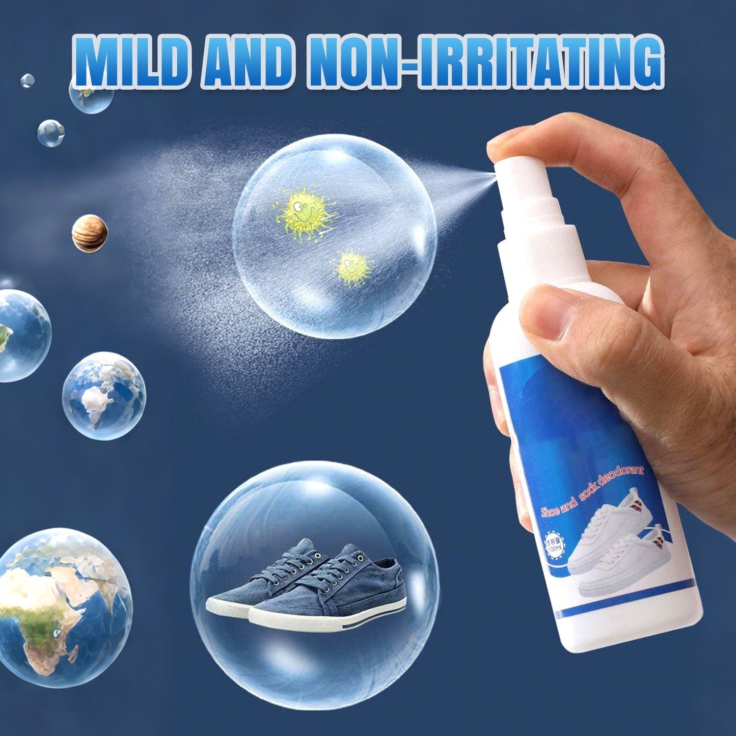 🦶Antibakterielles, schnell trocknendes Deodorant-Spray für Schuhe und Socken💨✨