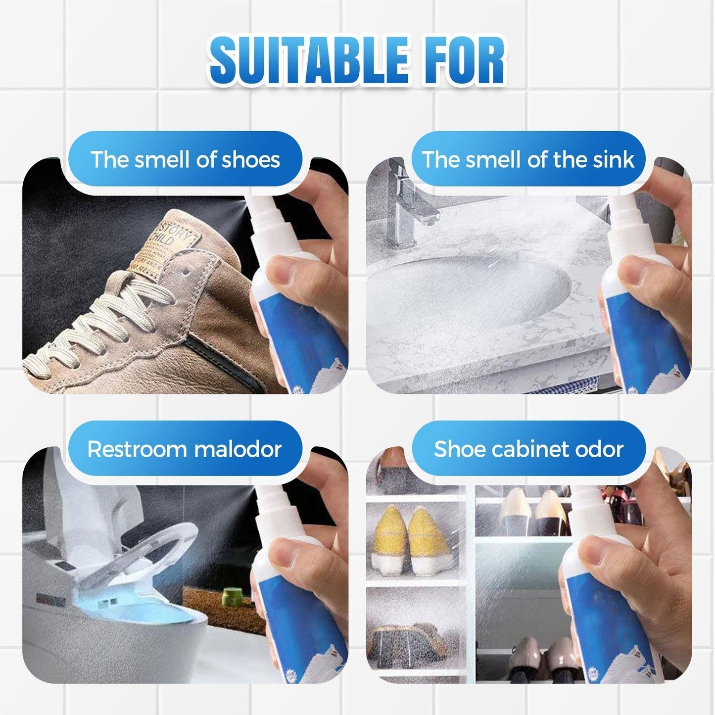 🦶Antibakterielles, schnell trocknendes Deodorant-Spray für Schuhe und Socken💨✨