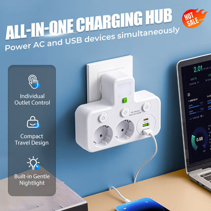 ✨ Intelligente Steckdosenleiste mit USB-Anschlüsse ⚡