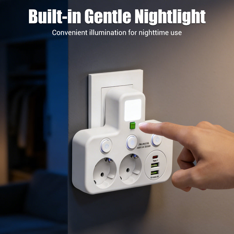 ✨ Intelligente Steckdosenleiste mit USB-Anschlüsse ⚡