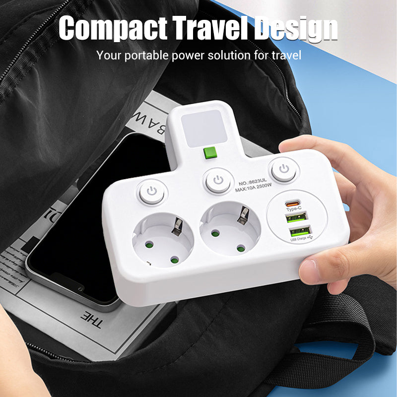 ✨ Intelligente Steckdosenleiste mit USB-Anschlüsse ⚡