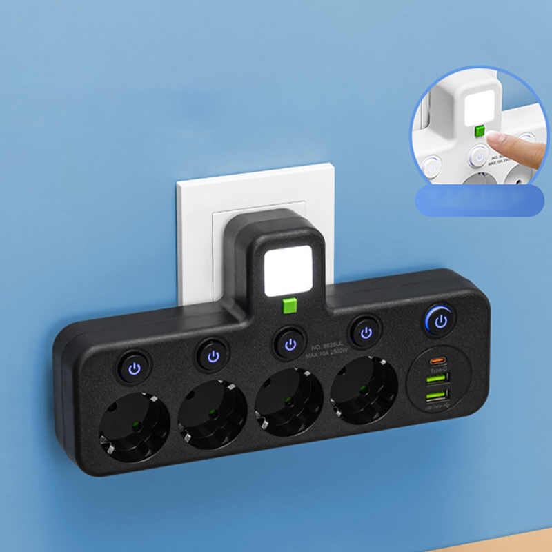 ✨ Intelligente Steckdosenleiste mit USB-Anschlüsse ⚡