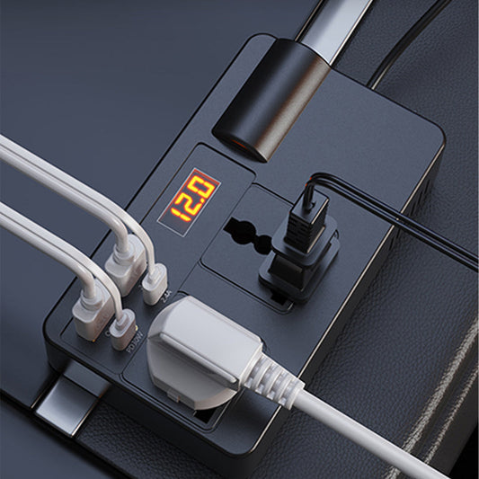 🏆 Sonderpreis am letzten Tag: 22.99 €! 📢📢 50 % RABATT!! ⏰🔋 Tragbarer Auto-Wechselrichter 12 V/24 V auf 220 V mit Digitalanzeige