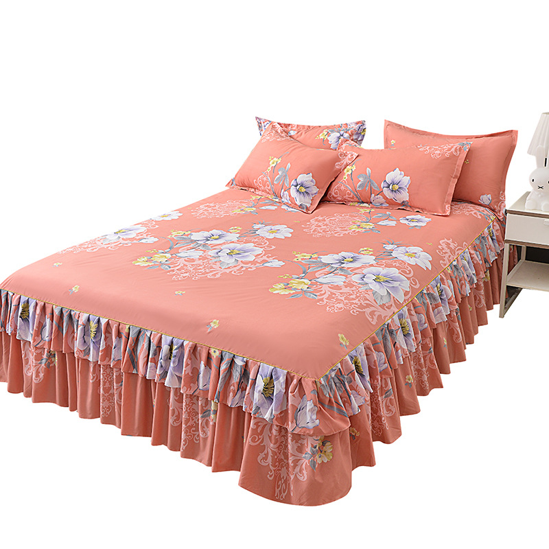 🔥Solange der Vorrat reicht 57 % Rabatt🛏️ Dreiteiliger Bettrock mit Rüschen💐