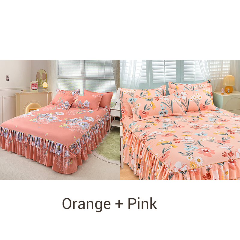 🔥Solange der Vorrat reicht 57 % Rabatt🛏️ Dreiteiliger Bettrock mit Rüschen💐
